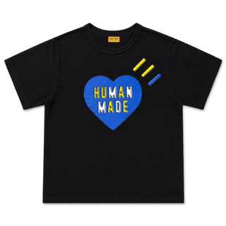 พร้อมส่ง | เสื้อยืด HUMAN MADE - Heart Logo Colorful ลายหัวใจ ผ้า Slub Cotton 💯 รับประกันความพอใจ คืนเงินได้