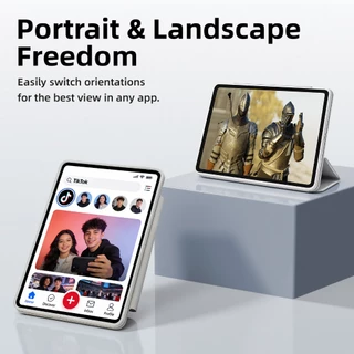 GOOJODOQ Tablet Cover Y-Fold Magnetic Foldable Stand Honeycomb Heat Dissipation Backplate Ultra-Thin Stain-Resistant