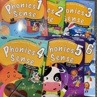Phonics Sense 1-6 แบบเรียนสอน Phonics(โฟนิกส์)
