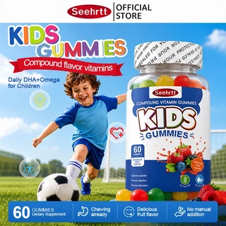 Seehrtt Multivitamin Gummies วิตามินรวมกัมมี่ อาหารเสริม โภชนาการที่สมดุล เสริมสร้างภูมิคุ้มกันให้ร่างกาย บํารุงสมอ100PC