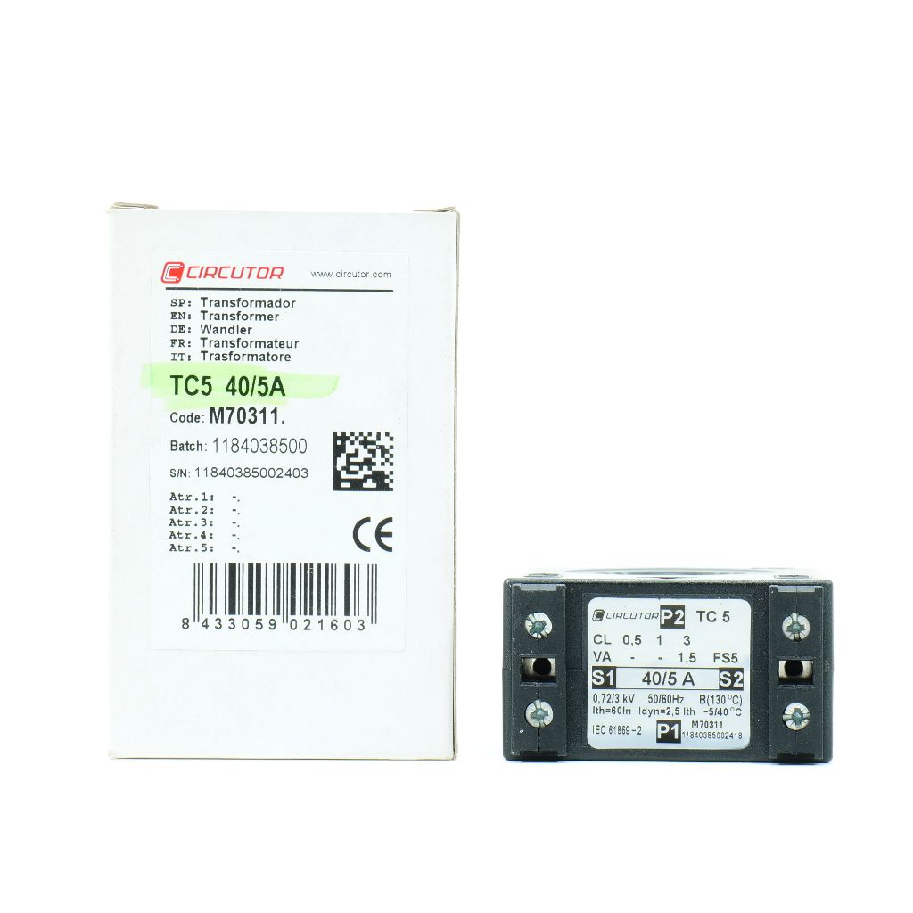 M70311 CIRCUTOR TC5 40/5A Current Transformer