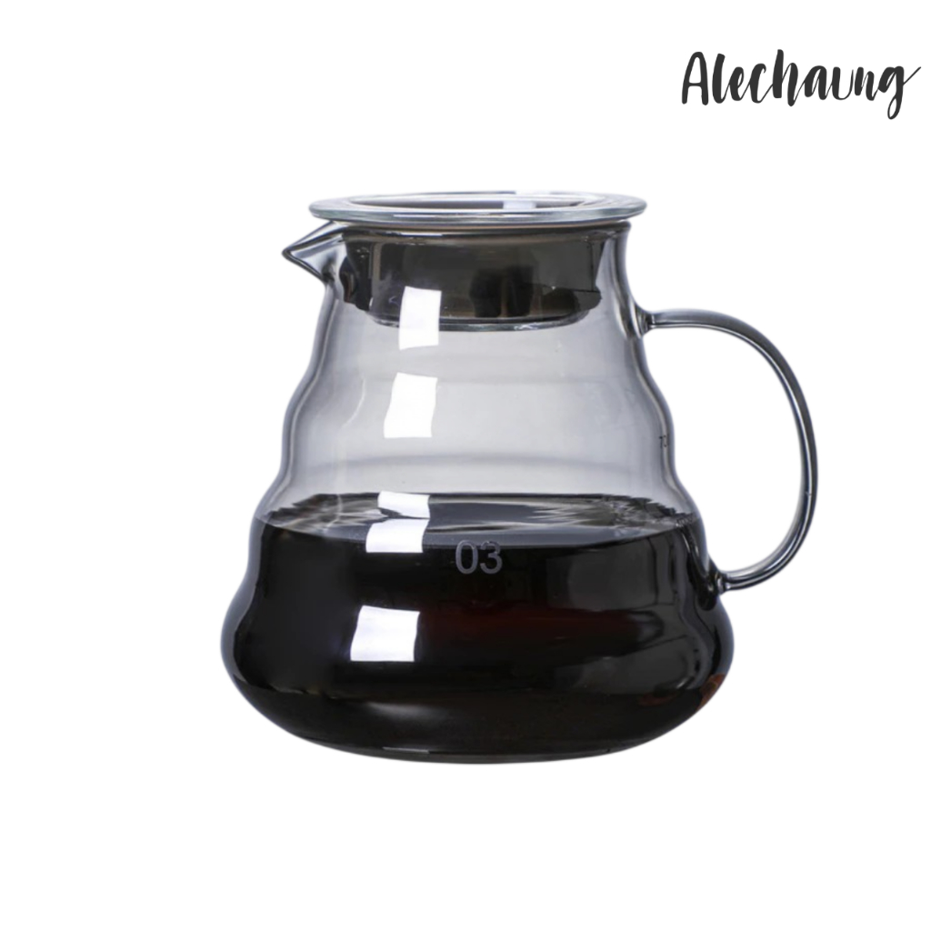 กาดริปกาแฟ 300 500ml มีฝา เหยือกดริปกาแฟ ที่ดริปกาแฟ ใช้กับแผ่นกรองกาแฟและเหยือกได้ทุกขนาด Coffee Pot Narmall_
