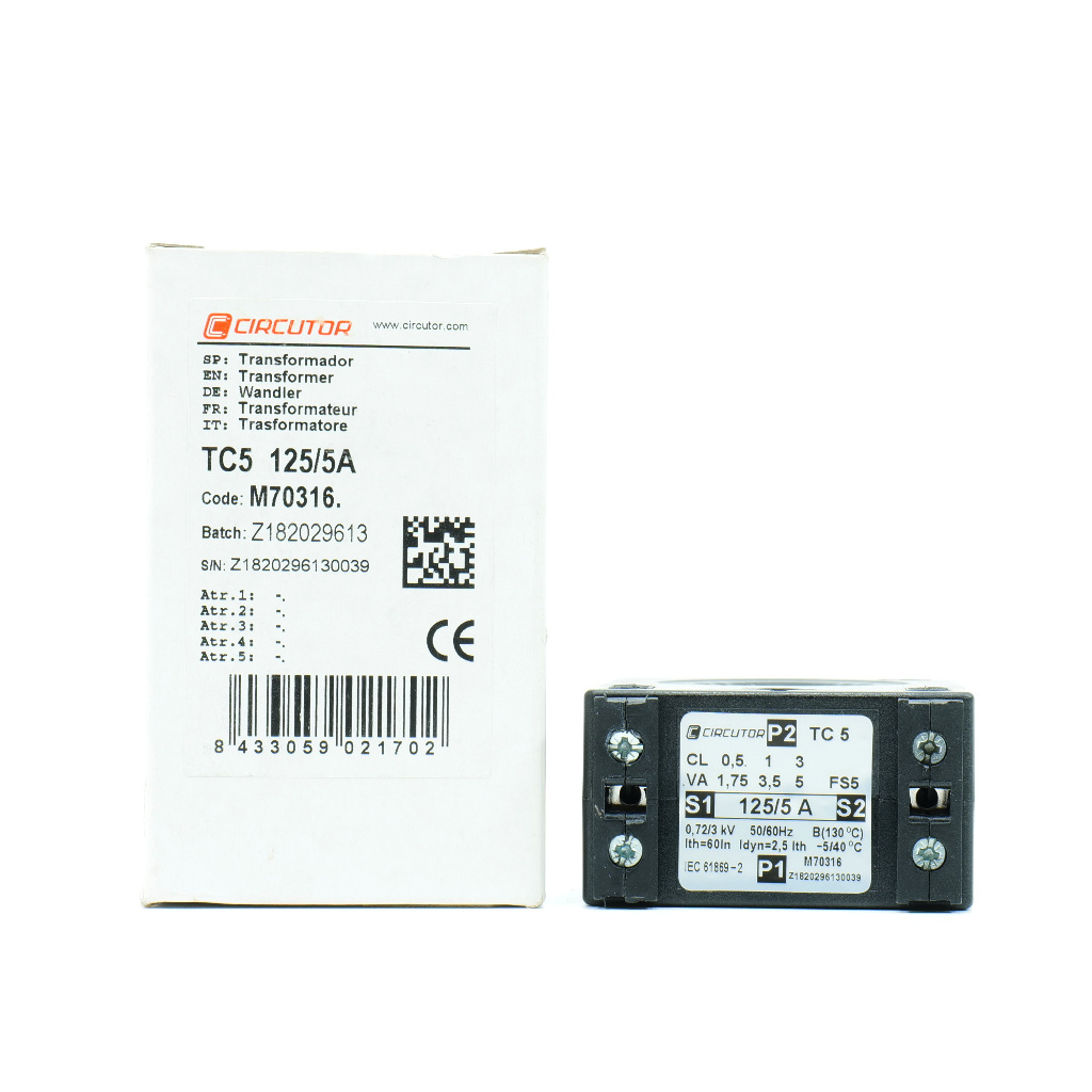 M70316 CIRCUTOR TC5 125/5A Current Transformer