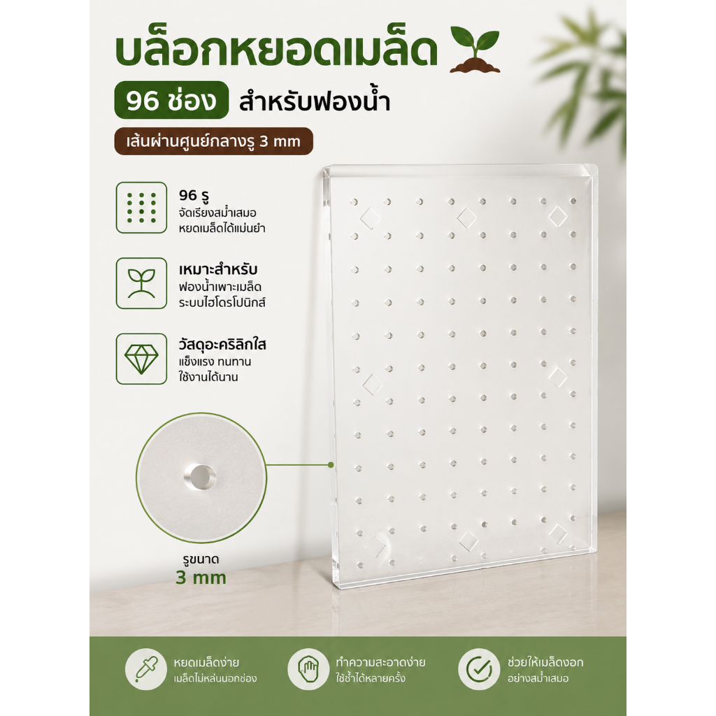 บล็อกเพาะเมล็ด ขึ้นฉ่าย 96 ช่อง รูปที่ 3