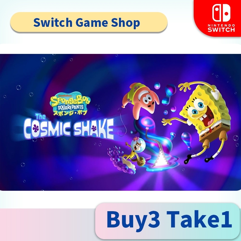 SpongeBob SquarePants: The Cosmic Shake Nintendo Switch Game（BUY 3 TAKE 1）
