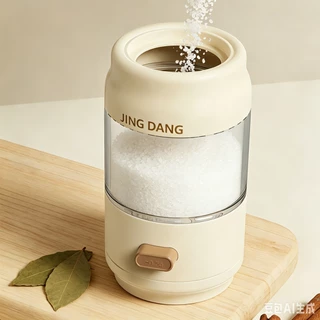 ภาชนะใส่เครื่องปรุง 2in1 นี้มีขีดบอกปริมาณที่แม่นยำ ช้อนและฝาปิดในตัว ป้องกันฝุ่น ป้องกันความชื้น ปิดสนิท และมีปากกว้าง