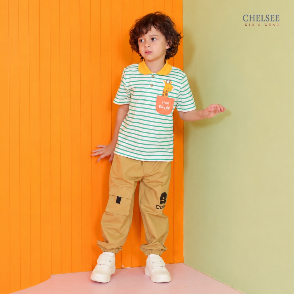 Chelsee بنطلون أولاد بخصر مطاطي وأطراف مطاطية — صورة 2
