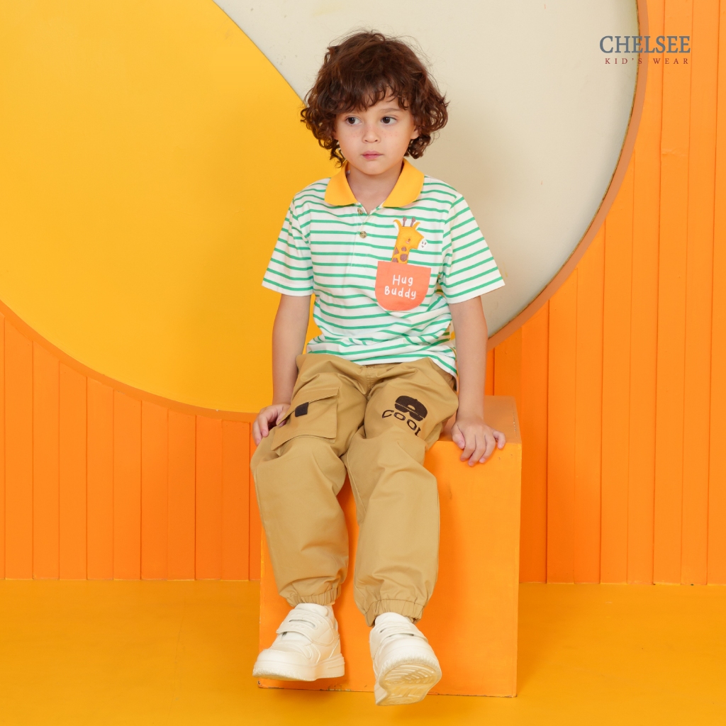 Chelsee بنطلون أولاد بخصر مطاطي وأطراف مطاطية — صورة 3