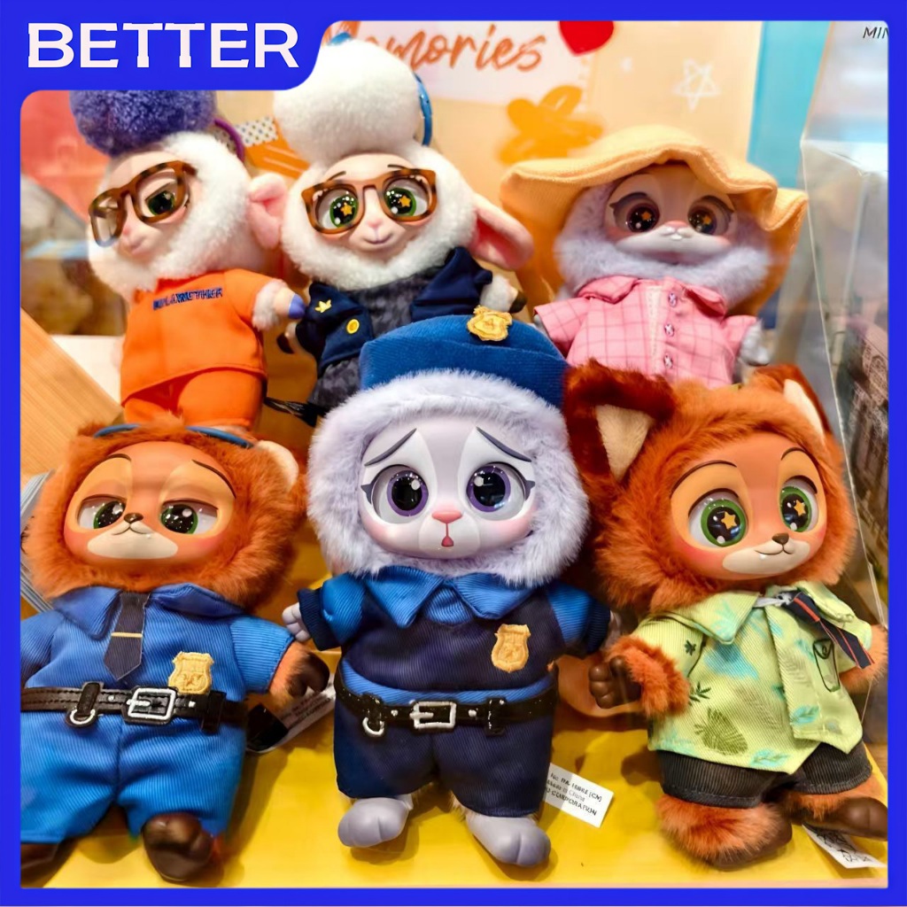 ⭐️สินค้าพร้อมส่ง⭐️กล่องสุ่ม MINISO ZOOTOPIA Series Blind Box toy Plush toy