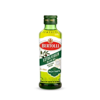 (3 ขวด) เบอร์ทอลลี่ เอ็กซ์ตร้า เวอร์จิ้น โอลีฟ ออยล์ น้ำมันมะกอก 250 มล.│Bertolli Extra Virgin Olive Oil 250 mL