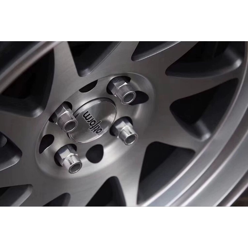 น๊อตล้อฟอร์จ Forged Wheel Nuts หัวเปิด น้ำหนักเบา
ผลิตจาก Aluminium 7075-T6

