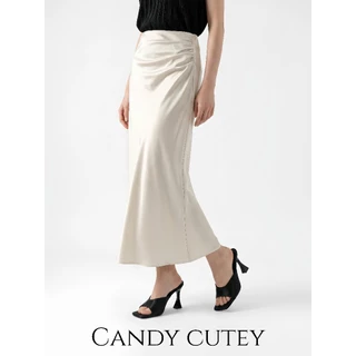 Candy Cutey รองเท้าส้นสูงหัวเหลี่ยม แบบสวม มาพร้อมดีไซน์หัวที่ให้ลุคทันสมัยและโฉบเฉี่ยว ด้วยส้นรองเท้าทรงเรียวแห