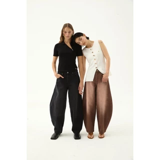 Wara Curved BARREL LEG jeans - 7 Colors V.1