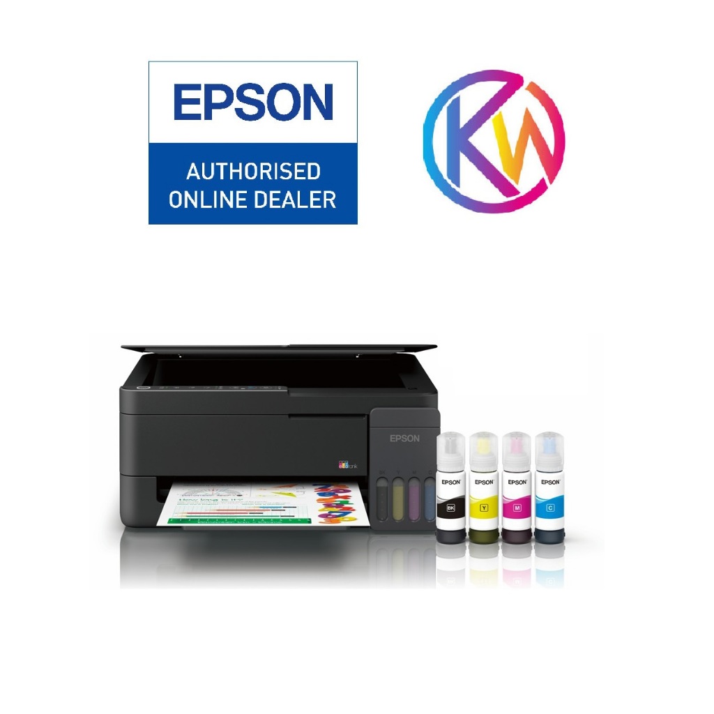 Epson EcoTank L3310 (Print Scan Copy) รับประกันศูนย์เอปสัน 5ปี มาทดแทน L3210