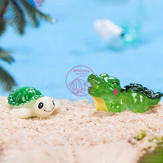 ตุ๊กตาสัตว์ทะเลจิ๋วเรซิ่น หลายแบบ ฉลาม วาฬ ปลาโลมา ปลาหมึก ตกแต่งตู้ปลา มินิภูมิทัศน์ปลอดภัยสำหรับปลา