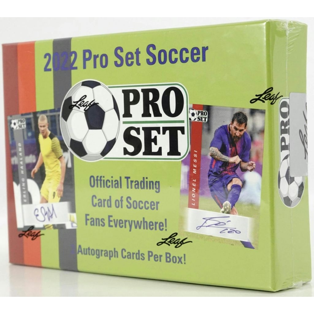 ‼️พร้อมส่ง‼️2022 Leaf Pro Set Soccer Hobby Box
