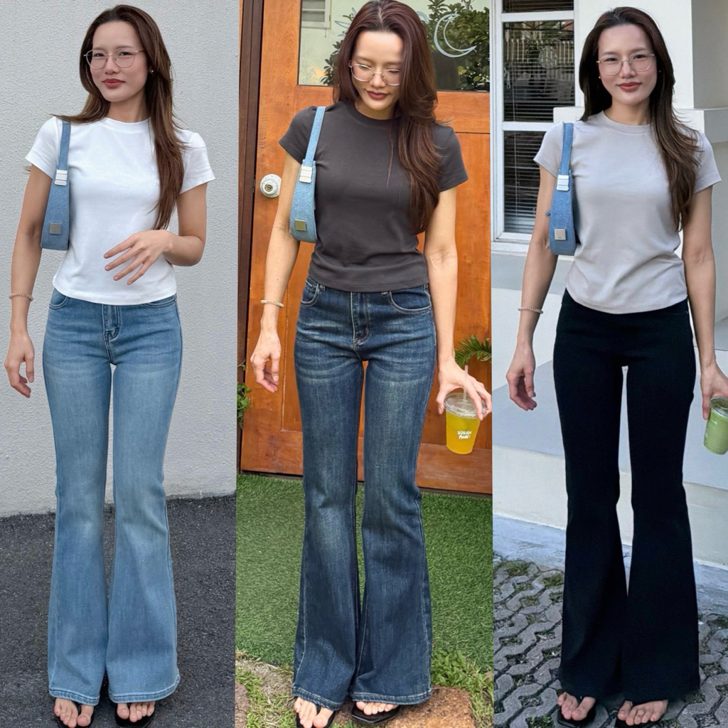 APPAREL STORY - Miu Flare Jeans กางเกงยีนส์ขาม้า