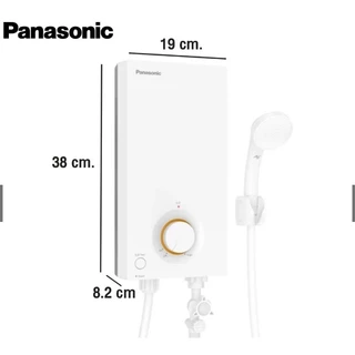Panasonic เครื่องทำน้ำอุ่น ขนาด 3,500 วัตต์ รุ่น DH-3VL1TW 9ระบบนิรภัย IP25 มาตรฐานความปลอดภัย Ag + ยับยั้งแบคทีเรีย