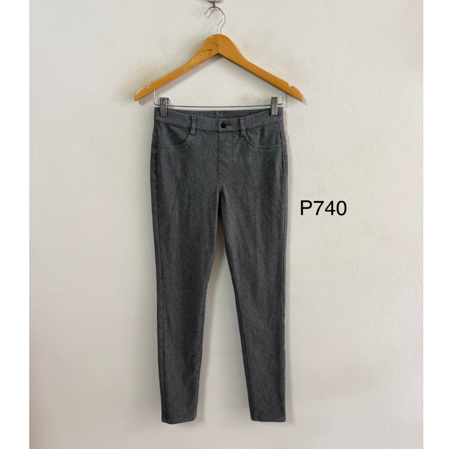 M(ญ) Heattech (P740) กางเกงยีนส์ แบรนด์ uniqlo ยูนิโคล่ ผ้ายีนส์ยืด skinny