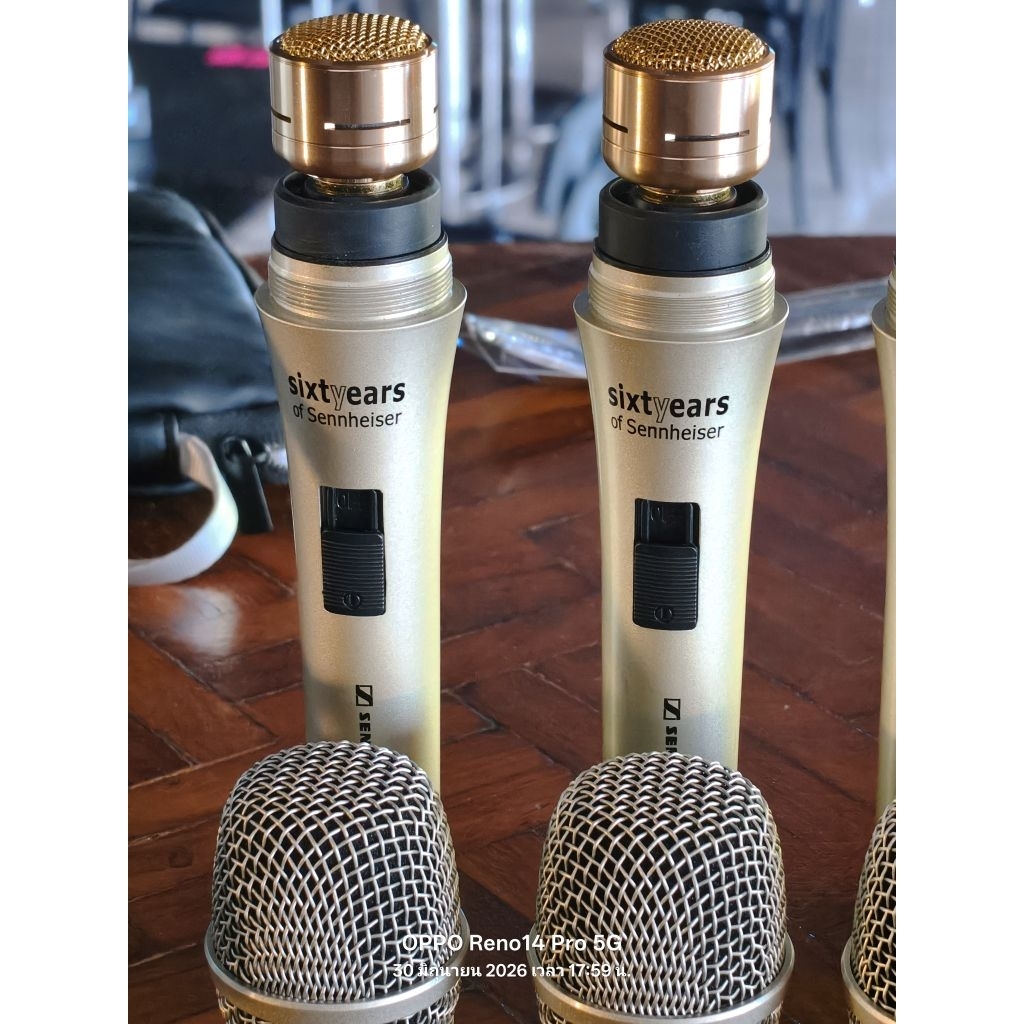 ไมค์สาย sennheiser รุ่น sixtyears e 945 พร้อมเปลี่ยนหัวทอง