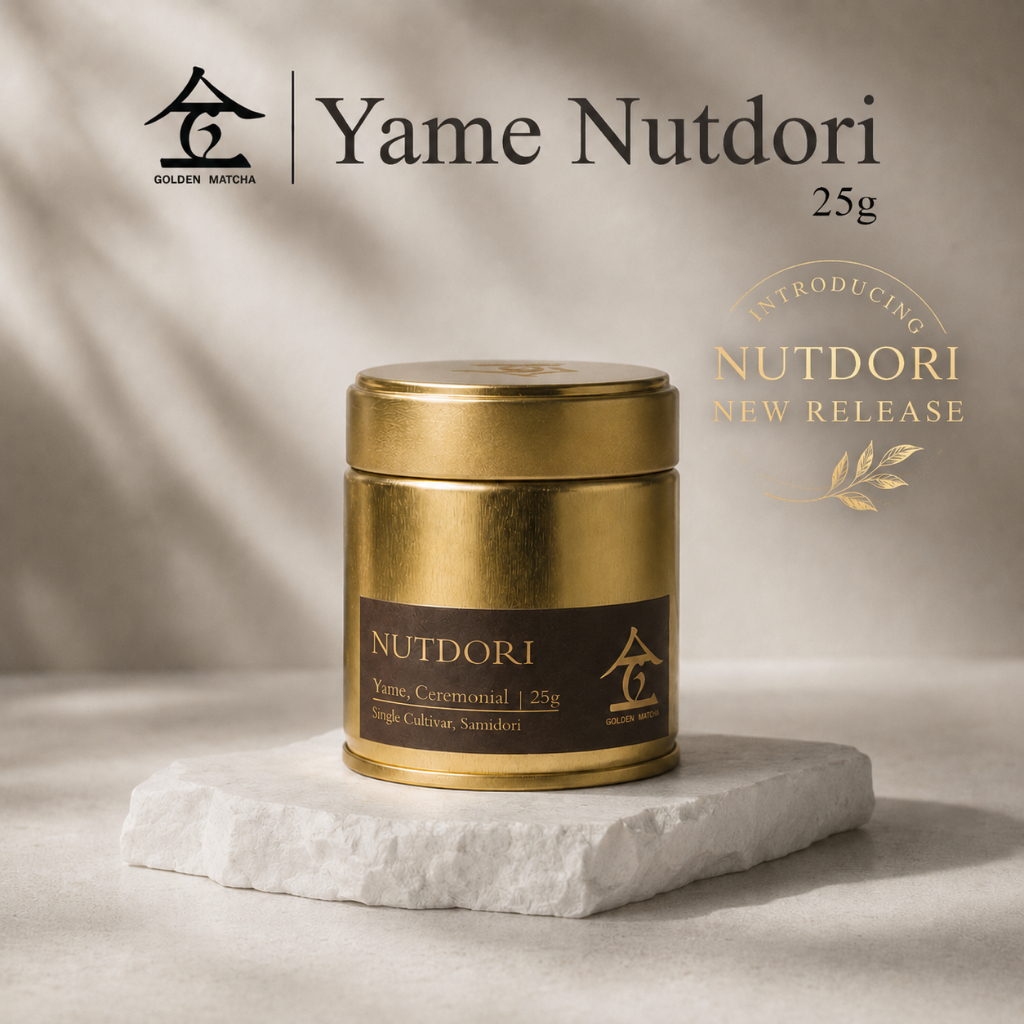 NUTDORI: Yame มัทฉะโทนถั่ว เกรดพิธีการ - Ceremonial grade 25g