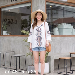 2. เสื้อ ผู้หญิง ผ้าสปัน ปัก 🧥อก ~46“" ยาว ~24-26” (ขนาดจะโชว์อยู่ในรูปนะค๊า) แบรนด์ Nudyda🌈 ผ้านุ่ม ส่งไวมาก จาก กทม.