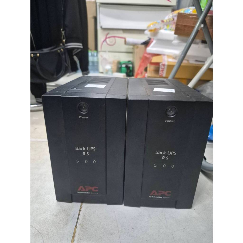 เครื่องสำรองไฟฟ้า (UPS) รุ่น APC Back-UPS RS 500 สีดำ มือสอง