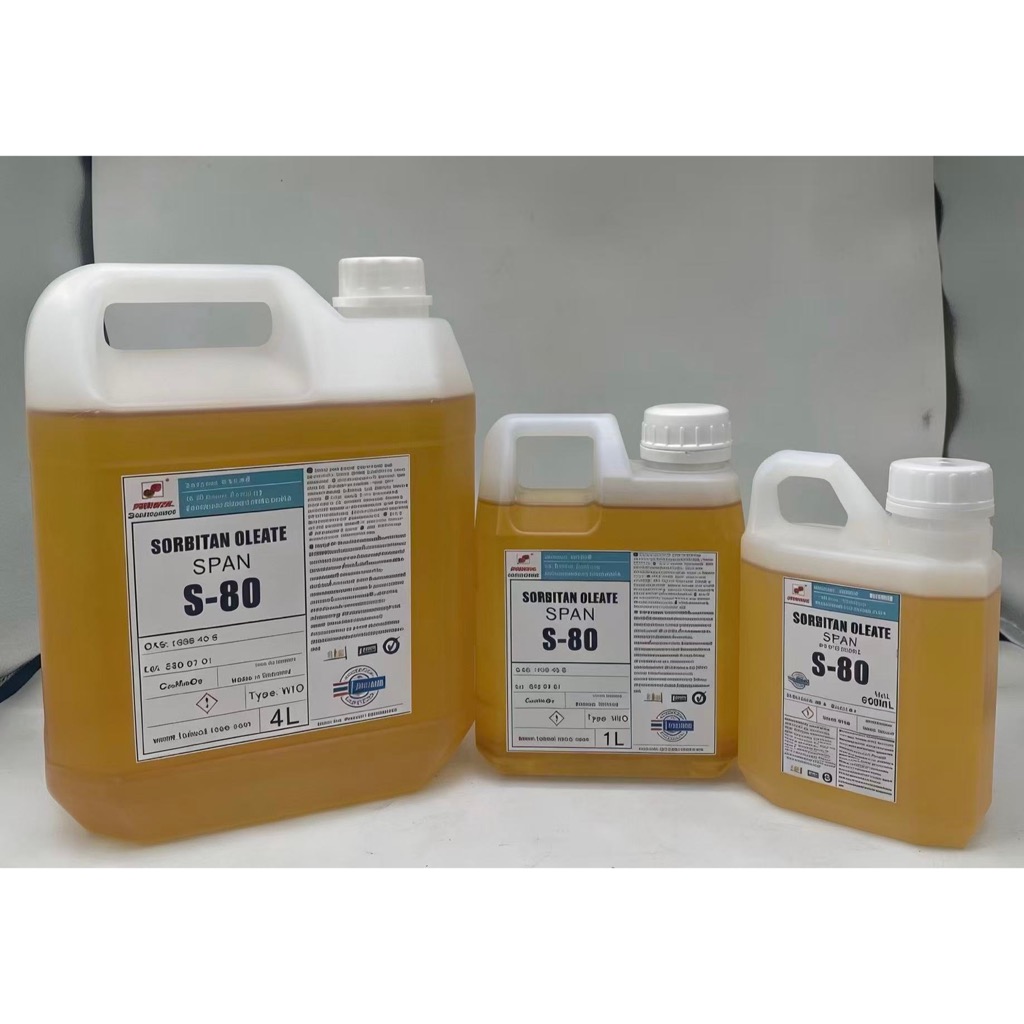 Fukkol S-80 Surfactant Span 80 Sorbitan monooleate CAS 1338-43-8