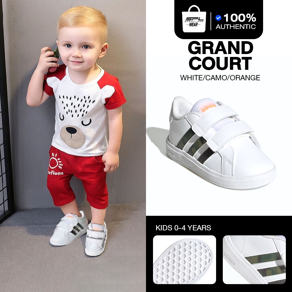 Adidas อาดิดาส รองเท้าผ้าใบ รองเท้าเด็ก IF Grand Court 2.0 IF2886 (1300)