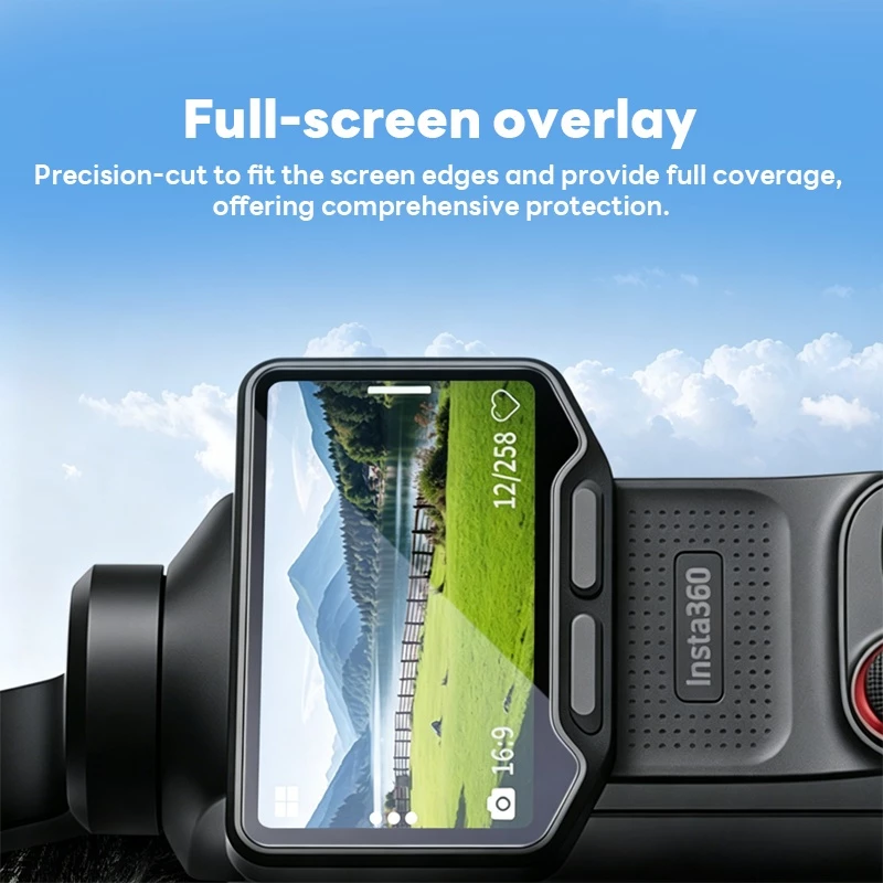Savvur ฟิล์มกระจกนิรภัย Insta360 Luna Ultra Premium ฟิล์มหน้าจอ+เลนส์ HD 9H ป้องกันรอย/กระแทก ใสพิเศษ (แพ็กกล่อง) thumbnail 9