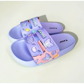 Y-ROON รองเท้าแตะแบบสวม ปรับสายได้ Kuromi-Y77 รองเท้าลิขสิทธิ์แท้ ไซส์ 24-29/30-35 *พร้อมส่ง