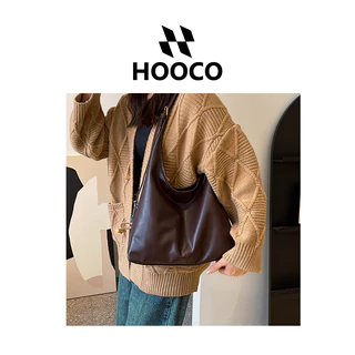 HOOCO กระเป๋าผู้หญิง กระเป๋าสะพาย สีทึบกระเป๋าสะพาย เข้าได้ทุกลุค มี 5 สี รักแร้และสะพายไหล่ได้
