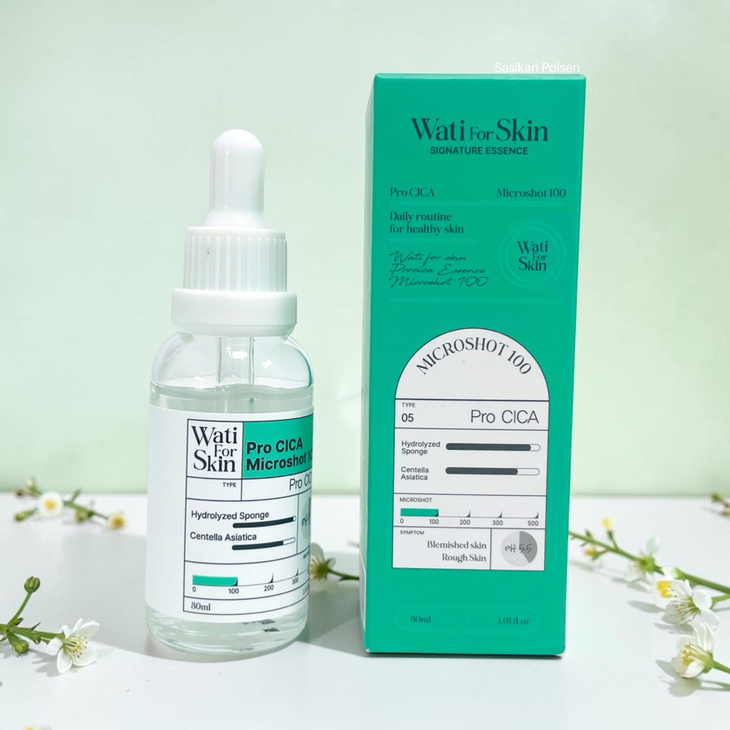 Wati For Skin Signature Essence Pro CICA Microshot 100 ขนาด 30 ml.