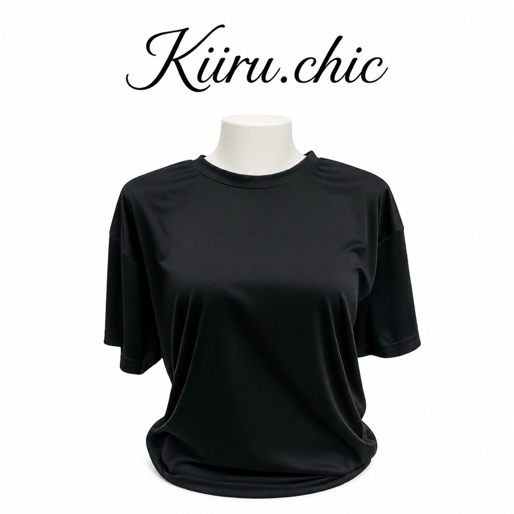 เสื้อยืดคอกลมผ้าไมโคร/ไฮเกรด ใส่สบายไม่เหนียวตัว ไม่ยับ