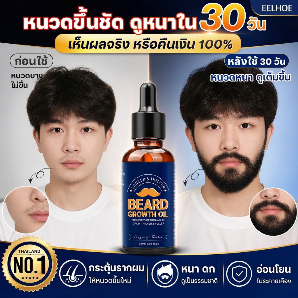 น้ำยาปลูกขนคิ้วหนวดขนาด30มิล เร่งขนขึ้นเร็ว เห็นผลภายหนึ่งสัปดาห์