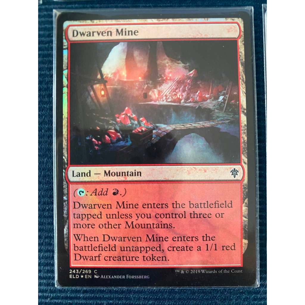 MtG Single Card: Dwarven Mine FOIL Set: ELD Rarity: Common