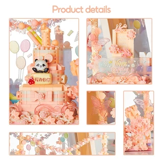 ✨ใหม่✨กล่องดอกไม้ตัวต่อ DIY ของขวัญวันครบรอบ ของขวัญวาเลนไทน์ ตั้งโชว์สวย