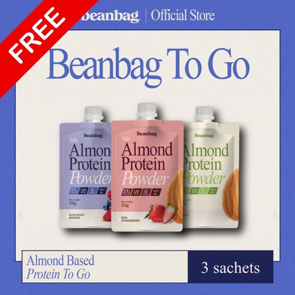 [7.7 สินค้าของแถมเท่านั้น] ฟรี Beanbag Togo 3 ซอง (Acai mix berries , Real Strawberry , Naked) จำนวน 3 ซอง