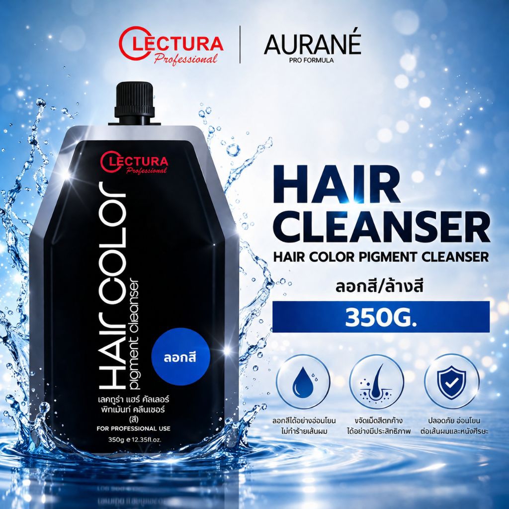 (ล้างสี/ลอกสี) Lectura Hair Color Pigment Cleanser เลคทูร่า แฮร์ คัลเลอร์ พิกเม้นท์ คลีนเซอร์ *สำหรั
