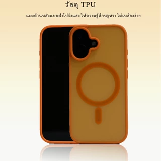 เคสผิวด้านสัมผัสนุ่ม มีแม่เหล็ก รองรับไอโฟน 17,16,15,14 Pro Max และรุ่น 16,15,14 PLUS