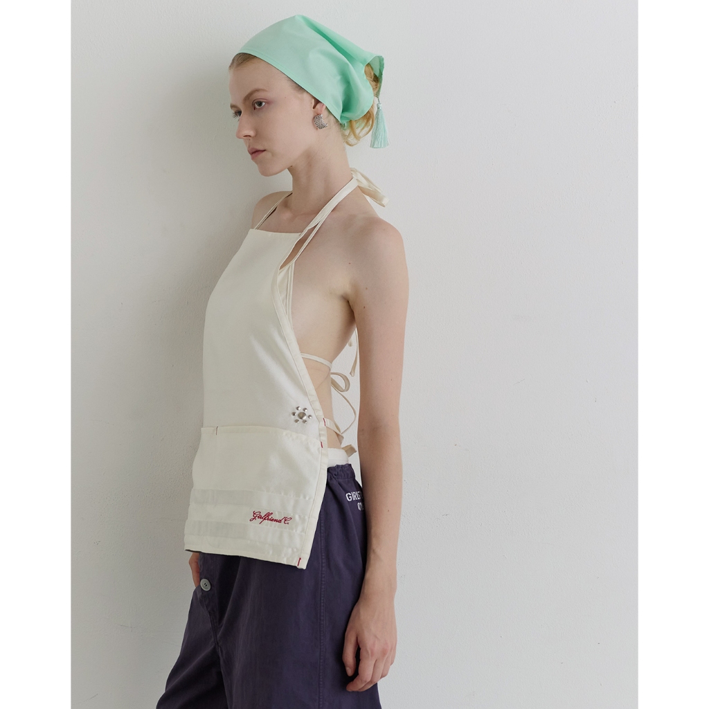 Girlfriend Comfort - Tali Silk Apron Top - ผ้ากันเปื้อน (มีให้เลือก 2 สี)