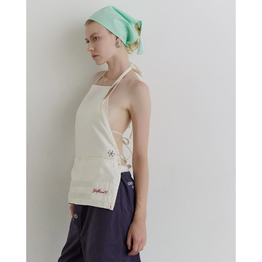Girlfriend Comfort - Tali Silk Apron Top - ผ้ากันเปื้อน (มีให้เลือก 2 สี)