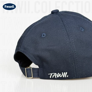 Tawii. หมวก หมวกแก๊ป งานปักภาษาอังกฤษ Unisex Cap ปรับขนาดได้ เนื้อสัมผัสที่ผ่านการซัก
