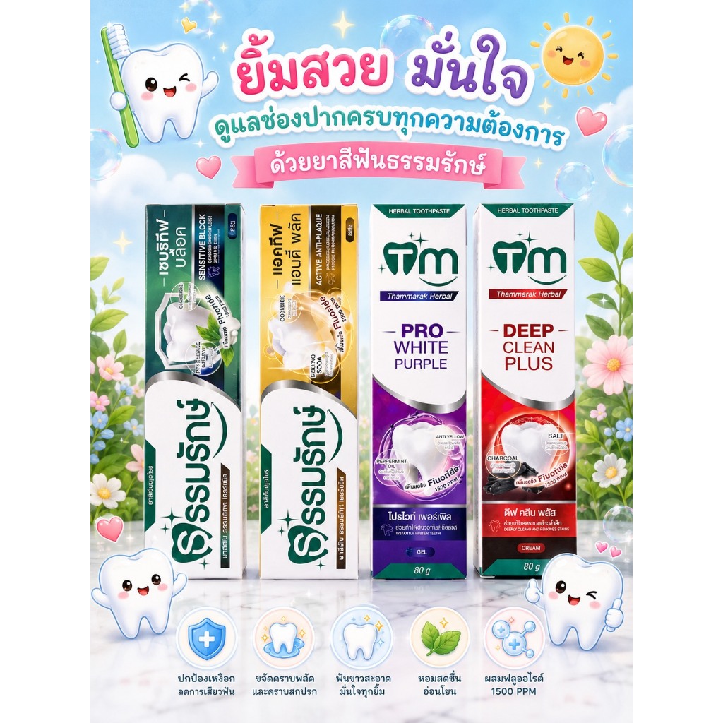 ยาสีฟัน ธรรมรักษ์ เฮอร์เบิล
