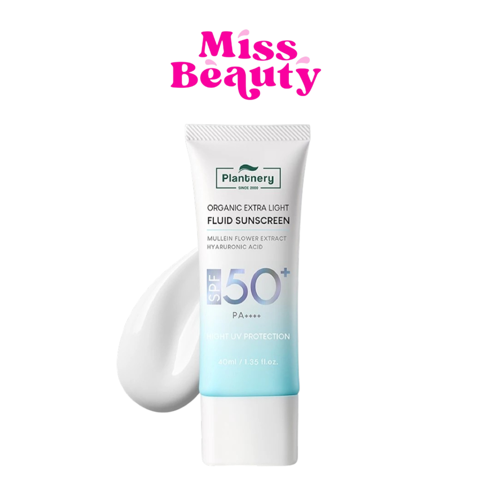 แพลนท์เนอรี่ ออร์แกนิค เอ็กซ์ตร้า ไลท์ ฟลูอิด ซันสกรีน Plantnery Organic Extra Light Fluid Sunscreen