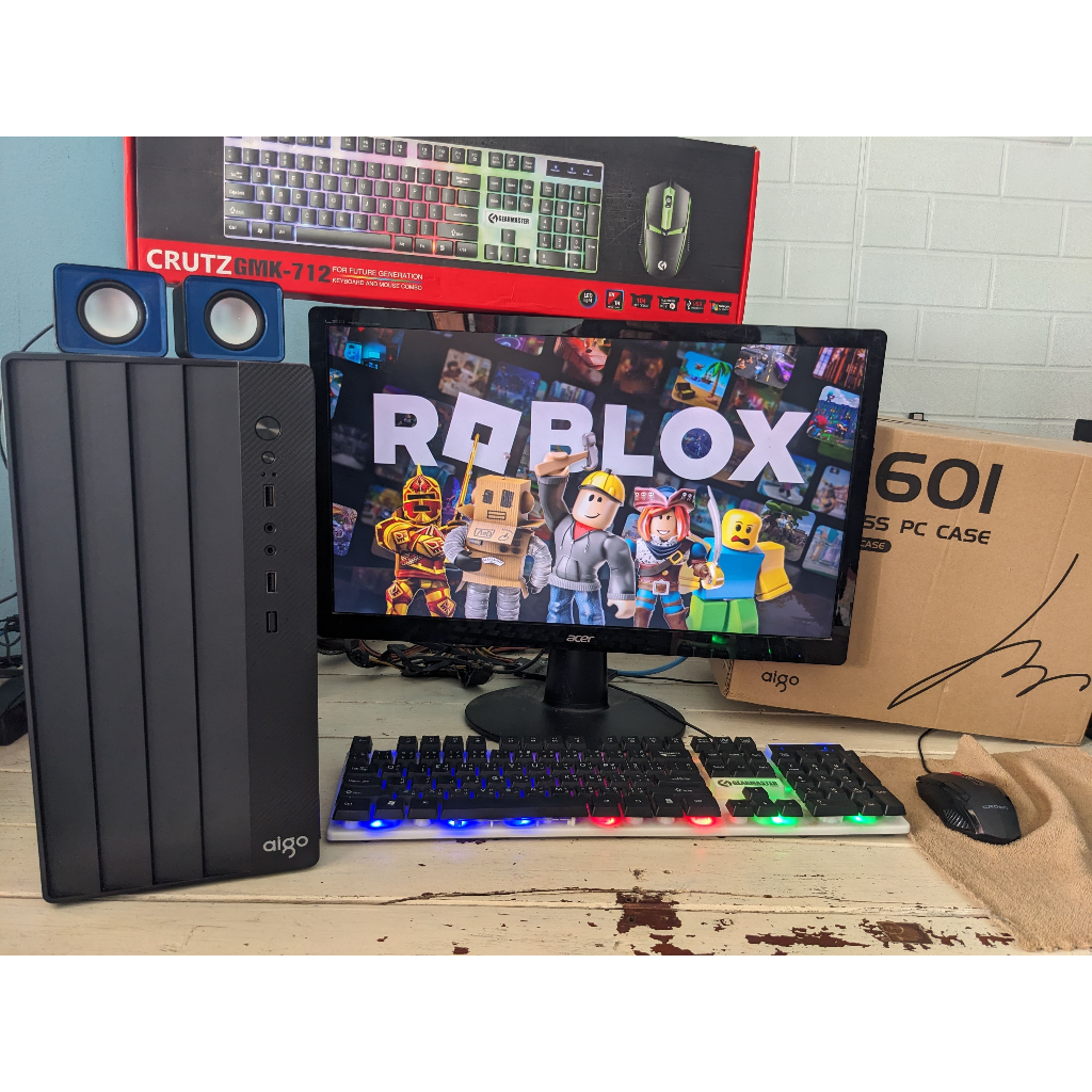 คอมเล่นเกมงบประหยัดมือสอง เล่น Valorant / Roblox ได้ AMD A8/RAM 8 GB (4คอ4เทรด) 3.6GHz GTA V Free Fi