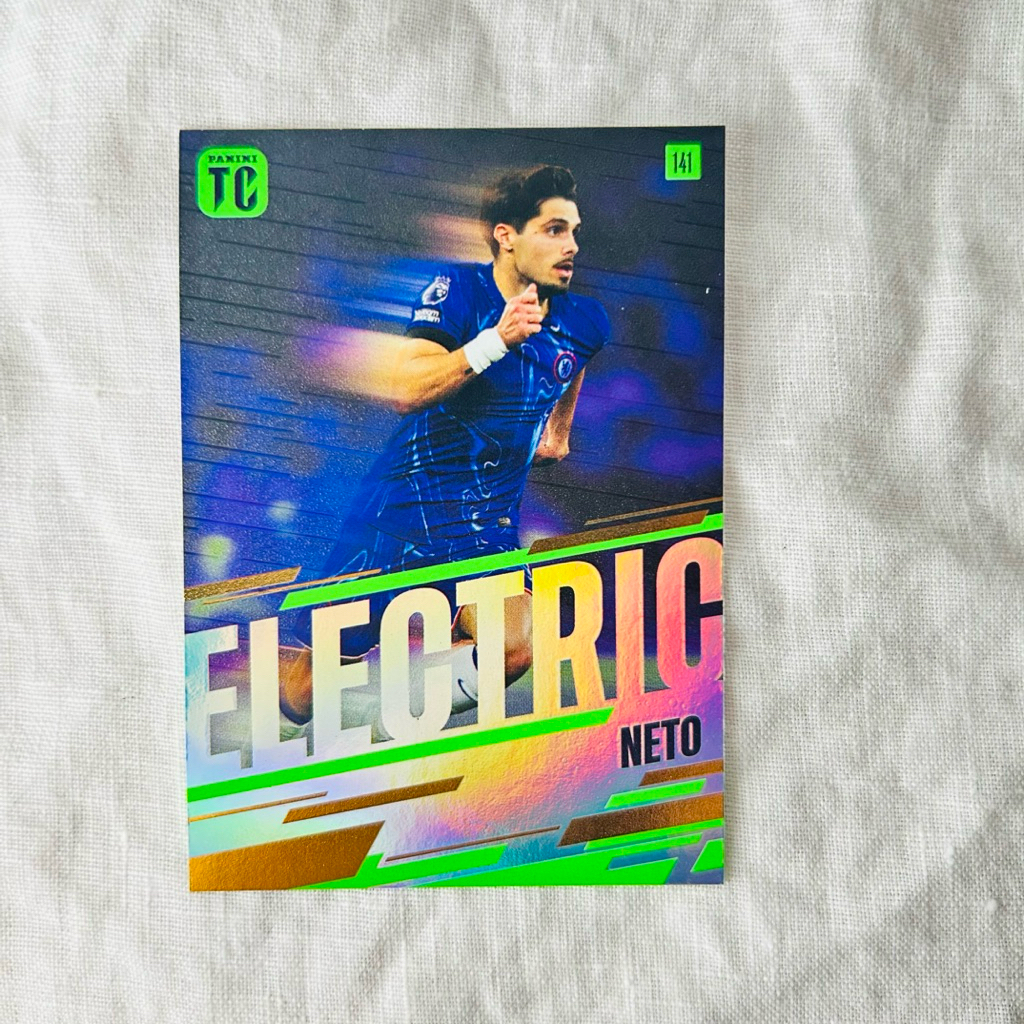 Panini Top Class 2025 Pedro Neto เปโดร เนโต้ Electric #141 Chelsea การ์ดฟุตบอล ของแท้ พรีเมียร์ลีก