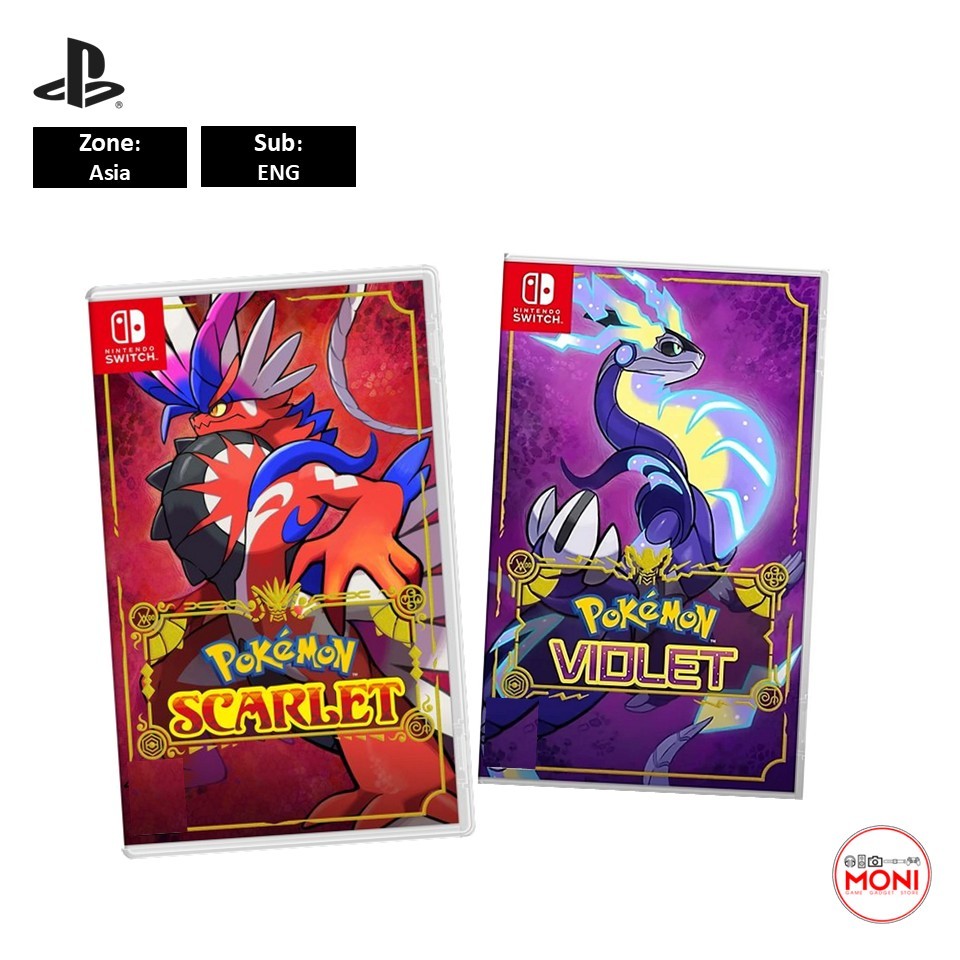Pokemon Scarlet / Pokemon Violet (Asia) (EN) แผ่น Nintendo Switch Games