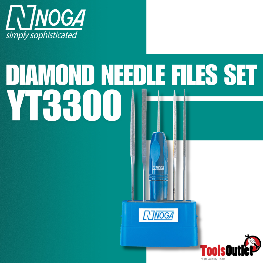 NOGA DIAMOND NEEDLE FILES SET ชุดตะไบเพชร รุ่น YT3300