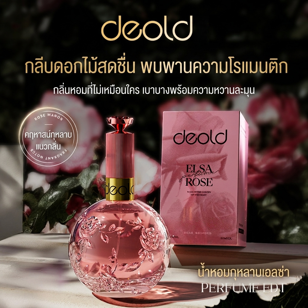 DEOLD 100 ml น้ำหอมผู้หญิง หอมสะอาด สดชื่น ละมุน มีความน่าค้นหา น่ากอด พร้อมส่ง และมัสก์ทนนาน 8ชม